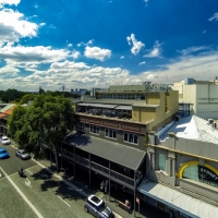 1-9 Glebe Point Road Aerial
